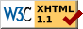 Valid XHTML 1.1